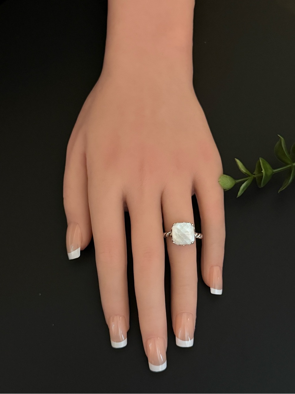 Pandora Mother of Pearl Ring (Retired) - Picture 8 of 8